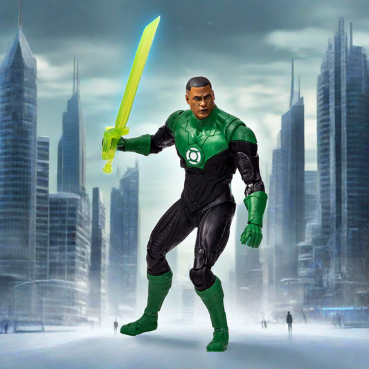 DC Multiverse Endless Winter 7" Action Figure Green Lantern (Build Frost King)